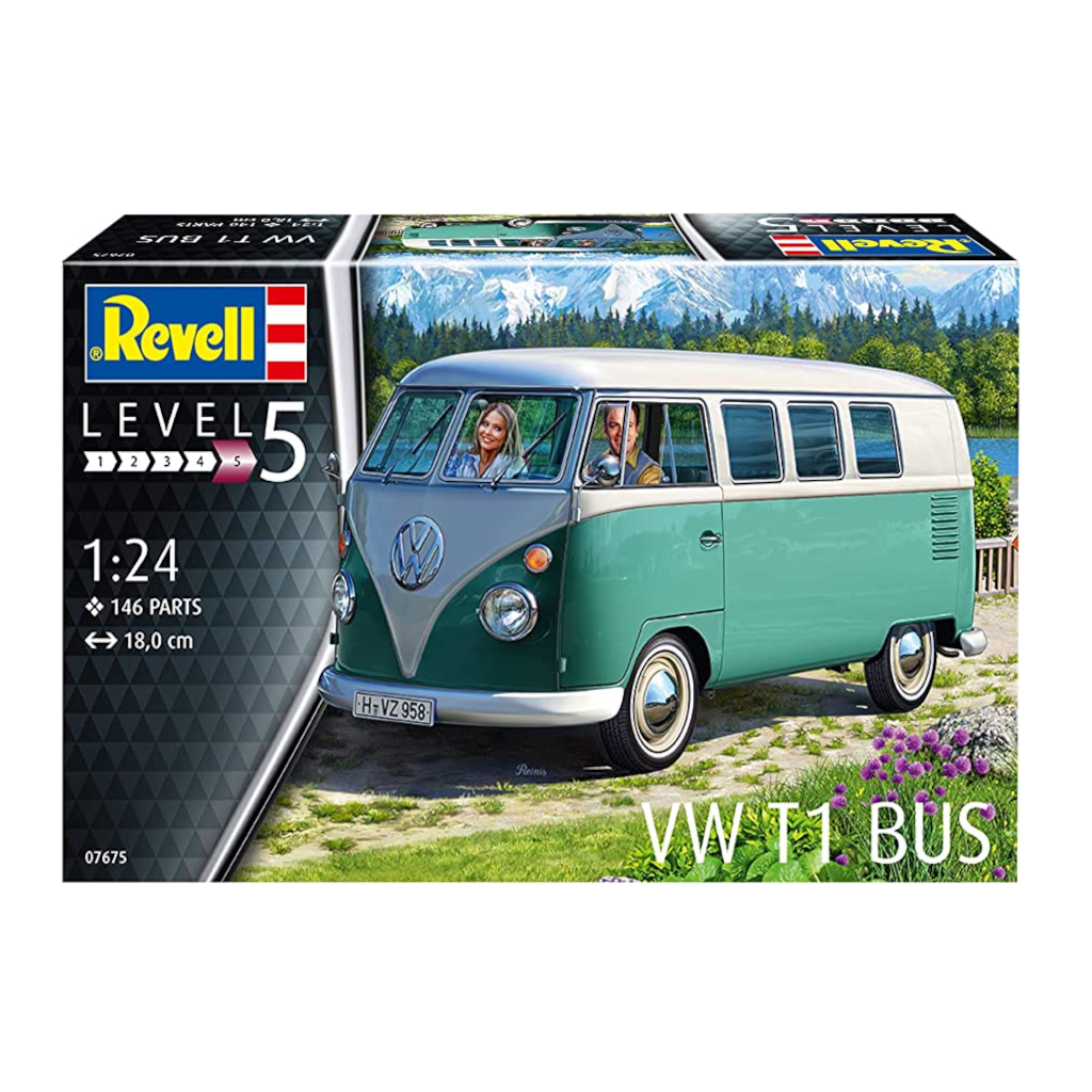 Revell 07675 1/24 Scale Volkswagen Type 1 Bus - Techtonic Hobbies - Revell