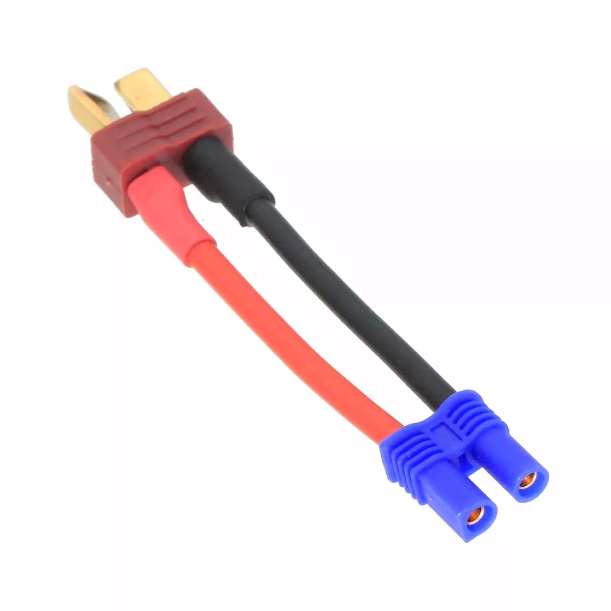 EC2 Female to Deans T Plug Male 16AWG (2 pack)