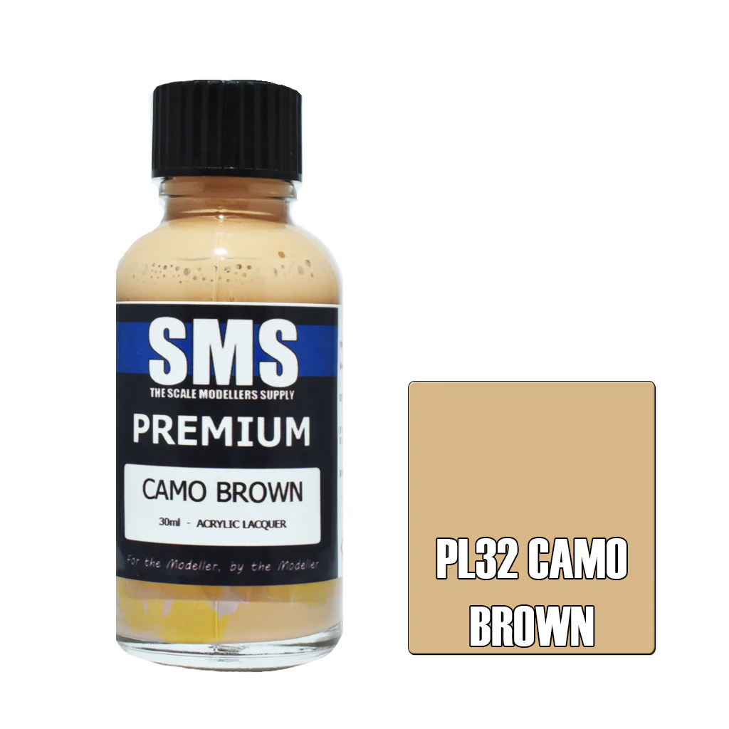 SMS Airbrush Paints - Premium Camo Brown (Australian Army Camouflage) FS30219 30ml - [Sunshine-Coast] - Scale Modellers Supply - [RC-Car] - [Scale-Model]