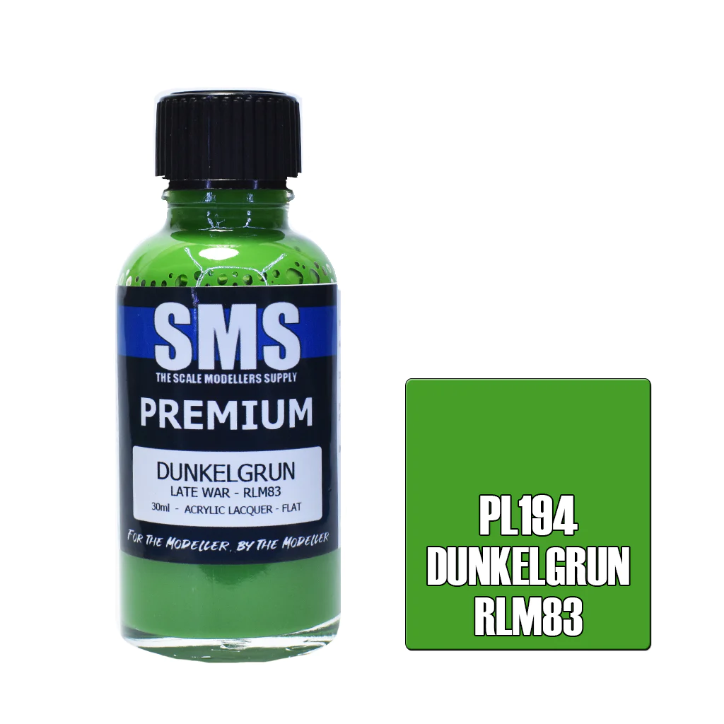 SMS Airbrush Paint - Premium RLM 83 Dunklegrun (Late War) 30Ml - [Sunshine-Coast] - Scale Modellers Supply - [RC-Car] - [Scale-Model]