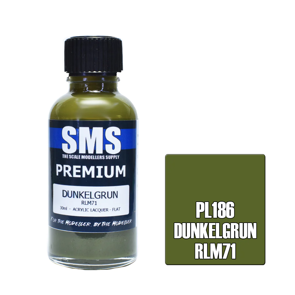 SMS Airbrush Paint - Premium RLM 71 Dunklegrun 30Ml - [Sunshine-Coast] - Scale Modellers Supply - [RC-Car] - [Scale-Model]