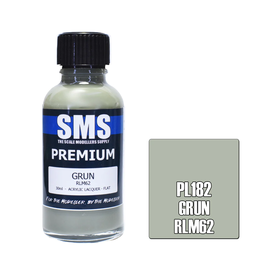 SMS Airbrush Paint - Premium RLM 62 Grau 30Ml - [Sunshine-Coast] - Scale Modellers Supply - [RC-Car] - [Scale-Model]