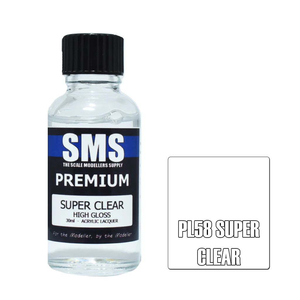 SMS Airbrush Paints - Premium Super Clear Gloss PL58 30Ml - [Sunshine-Coast] - Scale Modellers Supply - [RC-Car] - [Scale-Model]