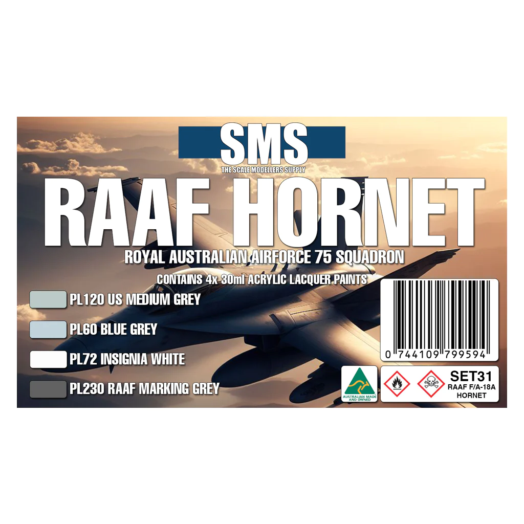 SMS RAAF Hornet Color Set - [Sunshine-Coast] - Scale Modellers Supply - [RC-Car] - [Scale-Model]