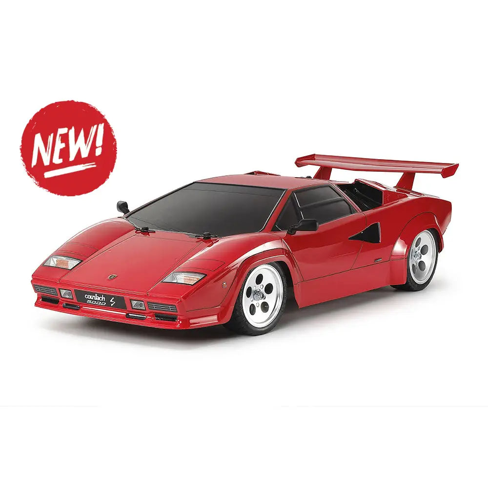 Tamiya 1/10 Lamborghini Countach 5000S TT-02 RC Kit - Remote Control Cars & Trucks