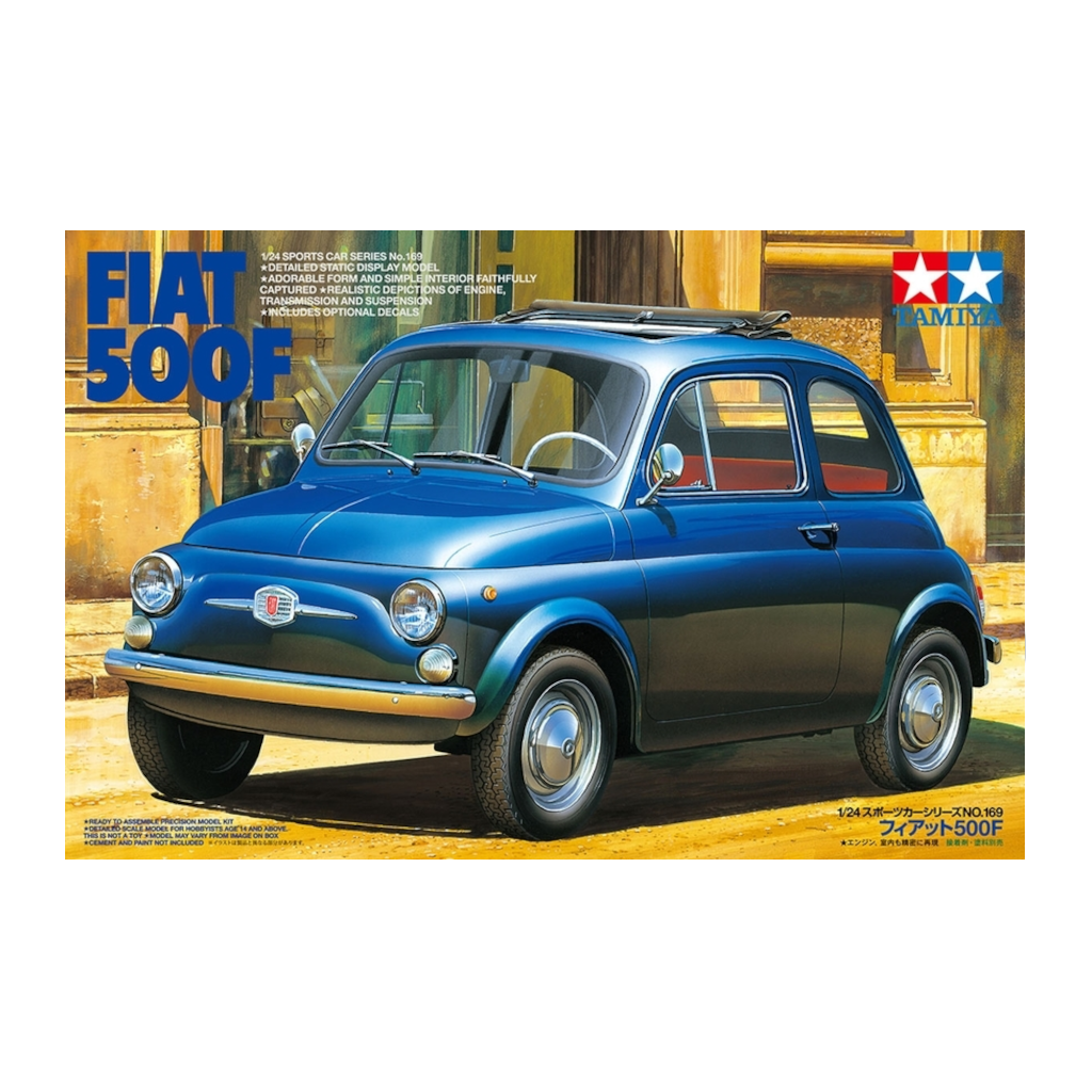 Tamiya 24169 1/24 Scale Fiat 500F Model Kit - [Sunshine-Coast] - Tamiya - [RC-Car] - [Scale-Model]