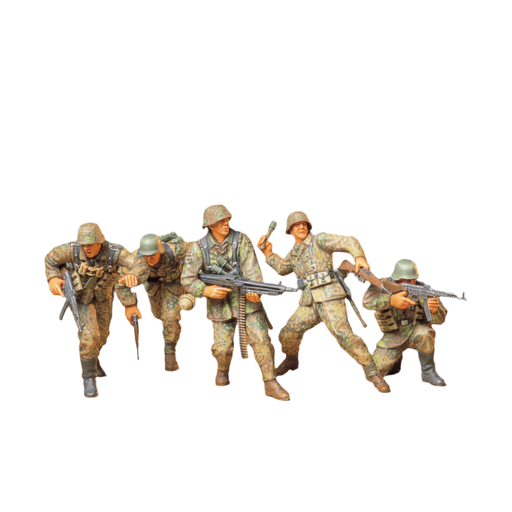 Tamiya 35196 1/35 Scale German Front-Line Infantrymen Plastic Kit - [Sunshine-Coast] - Tamiya - [RC-Car] - [Scale-Model]