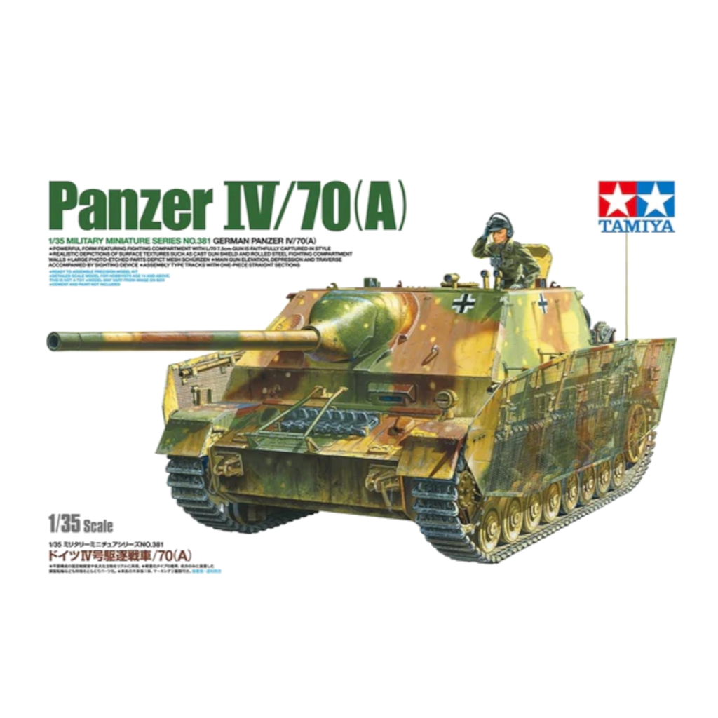 Tamiya 35381 1/35 Scale Jagdpanzer IV/70(A) - Techtonic Hobbies - Tamiya