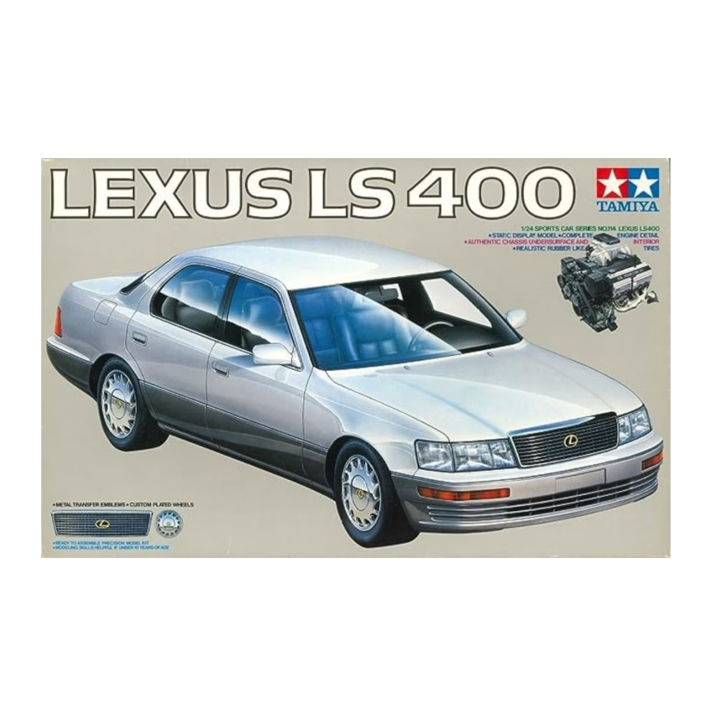 Tamiya Lexus Rx Model Kit Tamiya 24114 1/24 Scale Lexus Ls400 (Ucf11L) Model Kit