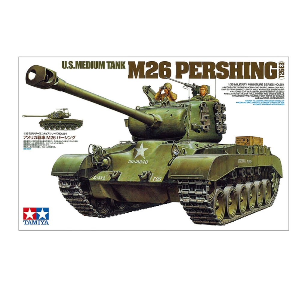 Tamiya 35254 1/35 M26 Pershing (T26E3) U.S Heavy/Medium Tank - [Sunshine-Coast] - Tamiya - [RC-Car] - [Scale-Model]