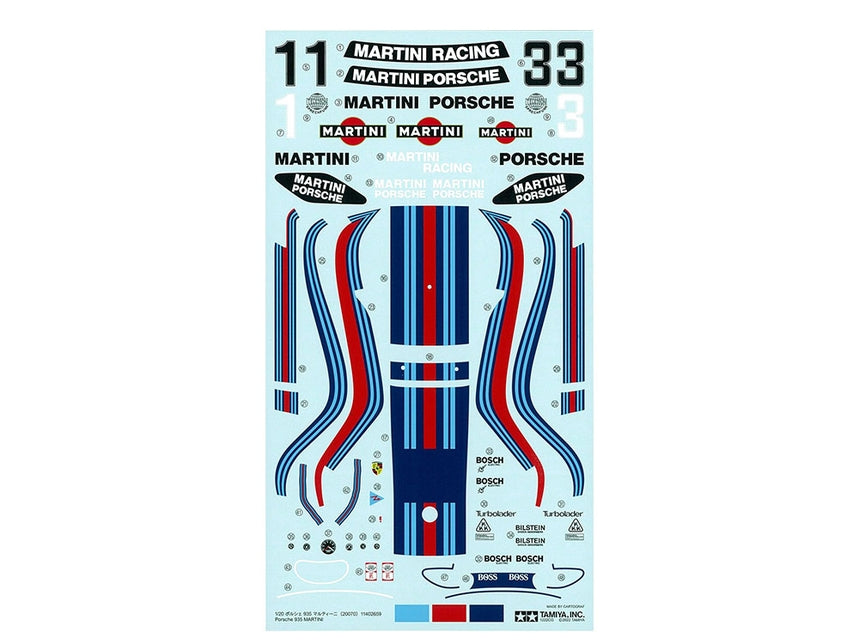 Tamiya 200704800 1/20 Scale Porsche 935 Martini - Techtonic Hobbies - Tamiya