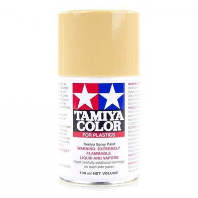 Tamiya light-sand TS-46 Color spray paint can on a white background