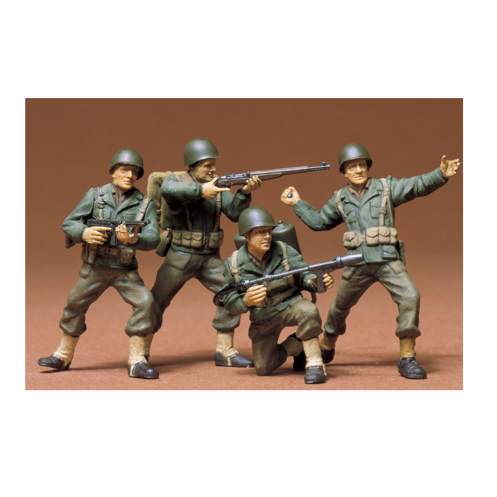 Tamiya 35013 1/35 Scale U.S Army Infantry  Plastic Kit - [Sunshine-Coast] - Tamiya - [RC-Car] - [Scale-Model]