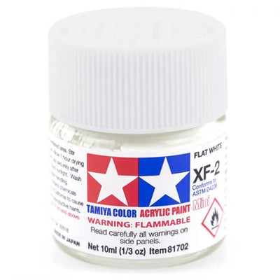 Tamiya Acrylic Mini Xf-2 Flat White - [Sunshine-Coast] - Tamiya - [RC-Car] - [Scale-Model]