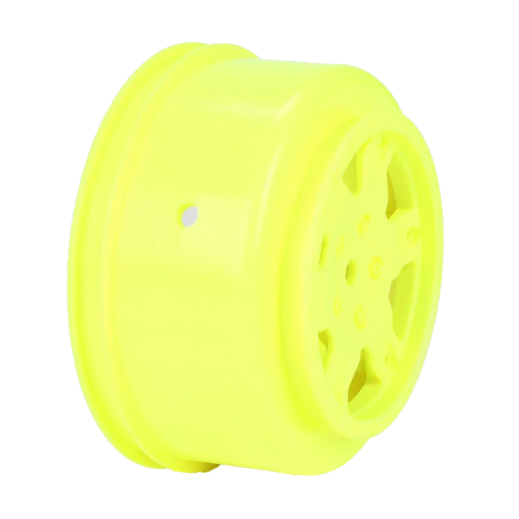 Team Losi Racing 12mm Hex Short Course Wheels (Yellow) - TLR7004 - (22SCT/TEN-SCTE)