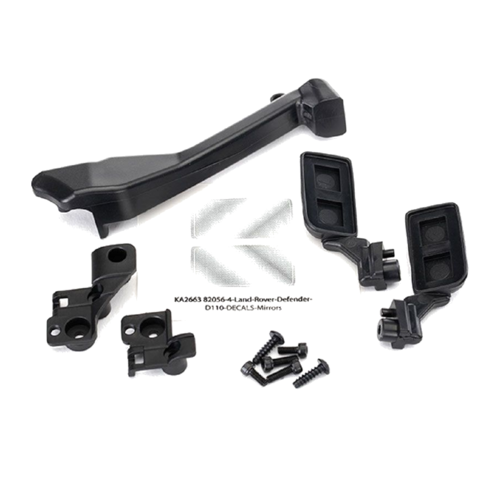 Traxxas 8020 Mirrors, Side (Left and Right) / Snorkel Mounting Kit - [Sunshine-Coast] - Traxxas - [RC-Car] - [Scale-Model]