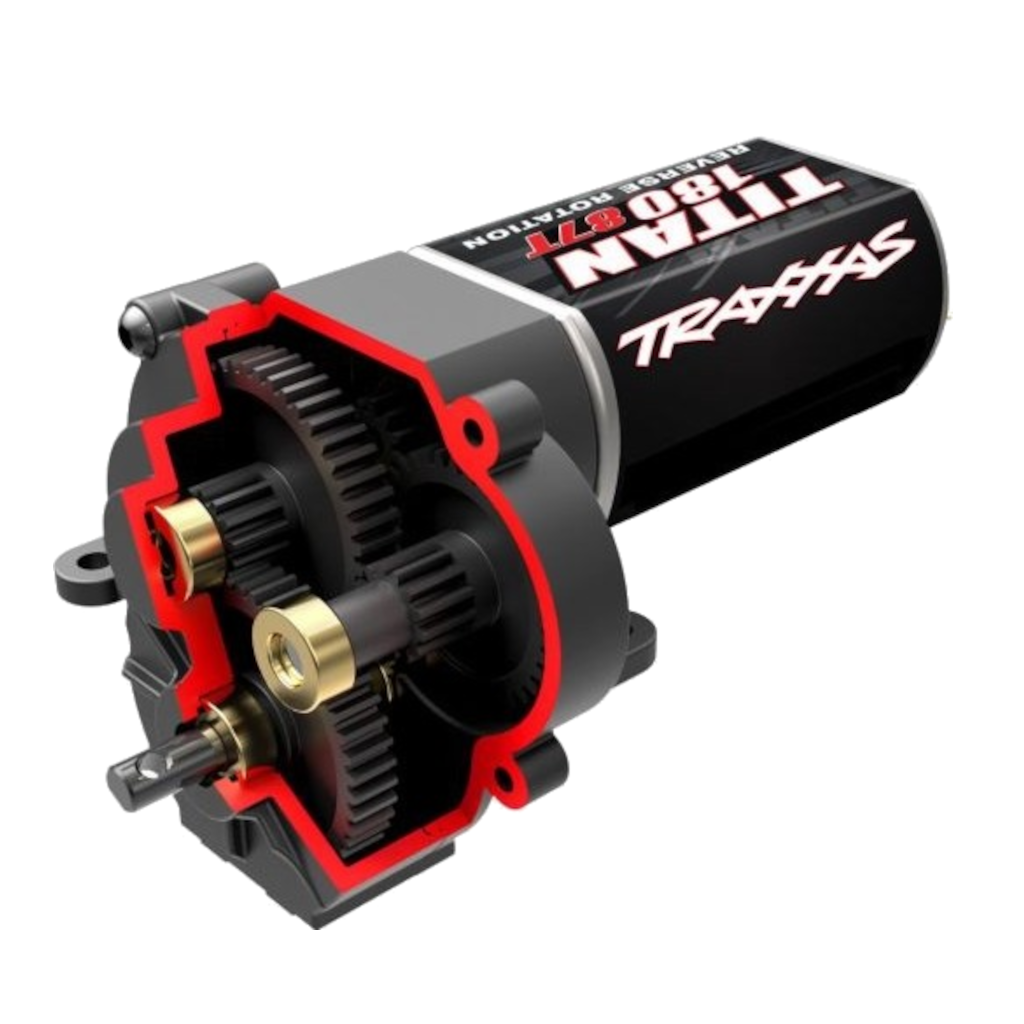 Traxxas 9791R Transmission Complete Low Range (Crawl) Gearing with Titan 87T motor - [Sunshine-Coast] - Traxxas - [RC-Car] - [Scale-Model]