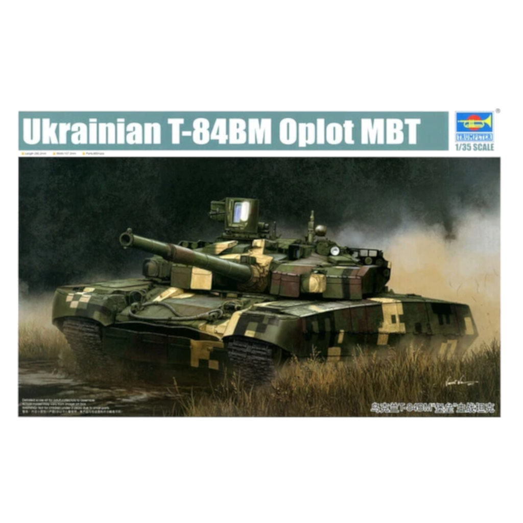 Trumpeter 09512 1/35 Scale Ukranian T-84BM Oplot MBT - Techtonic Hobbies - Trumpeter