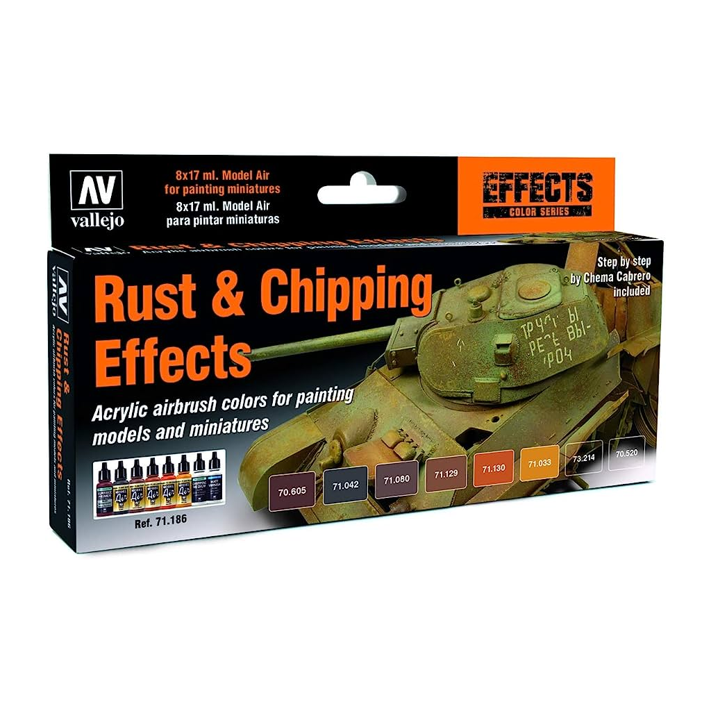 Vallejo 71186 Model Air Rust and Chipping Effects - [Sunshine-Coast] - Vallejo - [RC-Car] - [Scale-Model]