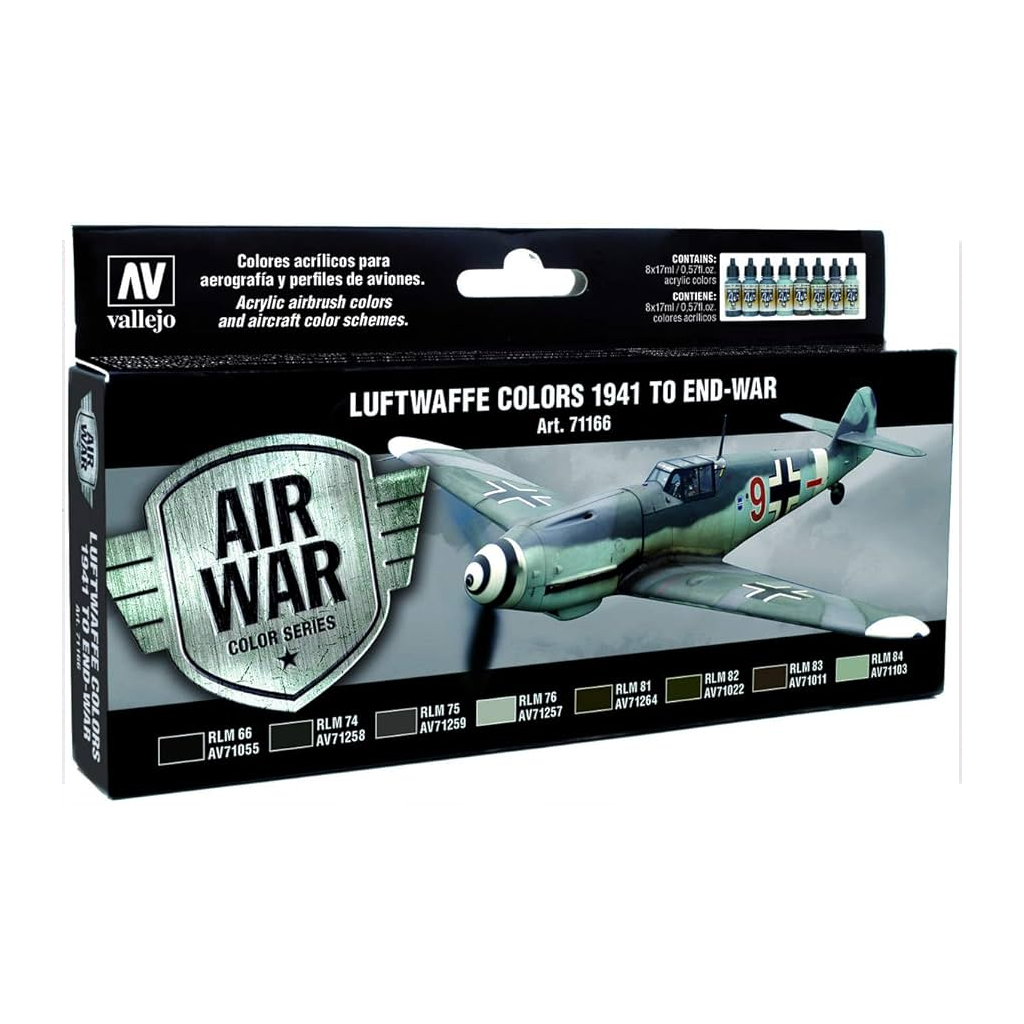 Vallejo 71166 Model Air Set Luftwaffe Colors 1941 - Late War - [Sunshine-Coast] - Vallejo - [RC-Car] - [Scale-Model]