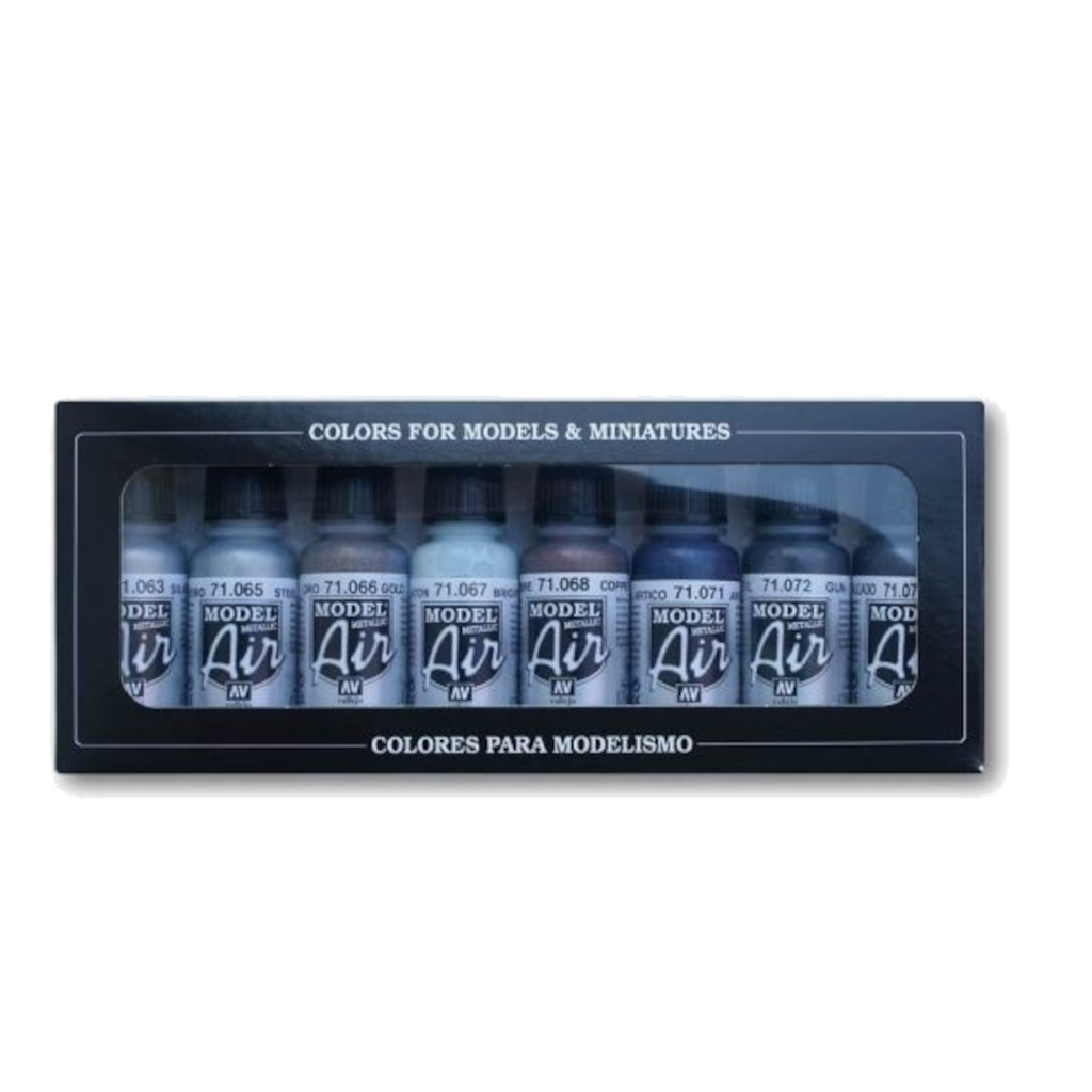 Vallejo 71176 Metallic Colors - [Sunshine-Coast] - Vallejo - [RC-Car] - [Scale-Model]