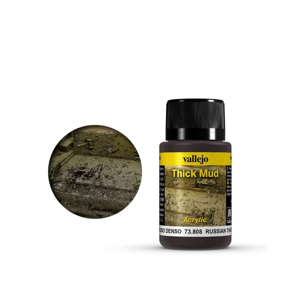 Vallejo 73811 Weathering Effects Brown Thick Mud Effects 40ml - [Sunshine-Coast] - Vallejo - [RC-Car] - [Scale-Model]