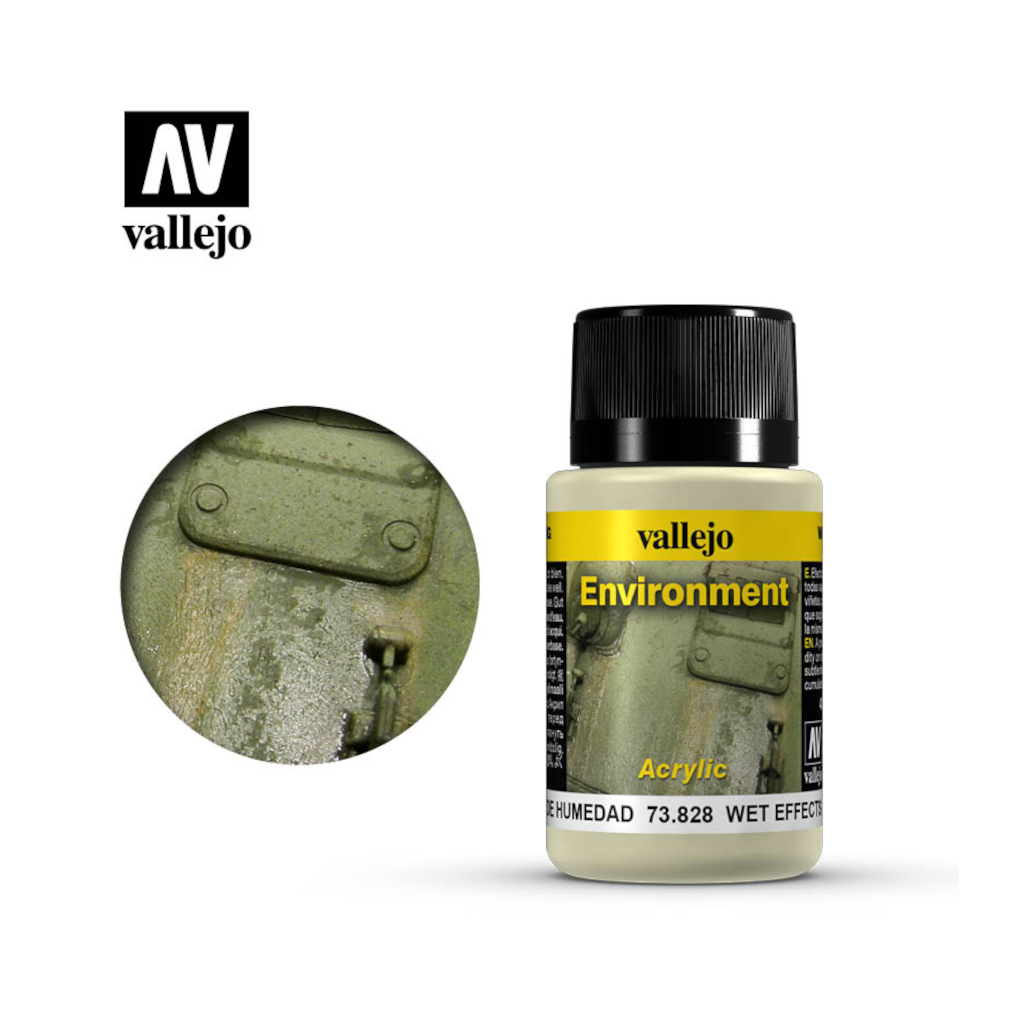 Vallejo 73828 Weathering Effects Wet Effects 40ml - Techtonic Hobbies - Vallejo