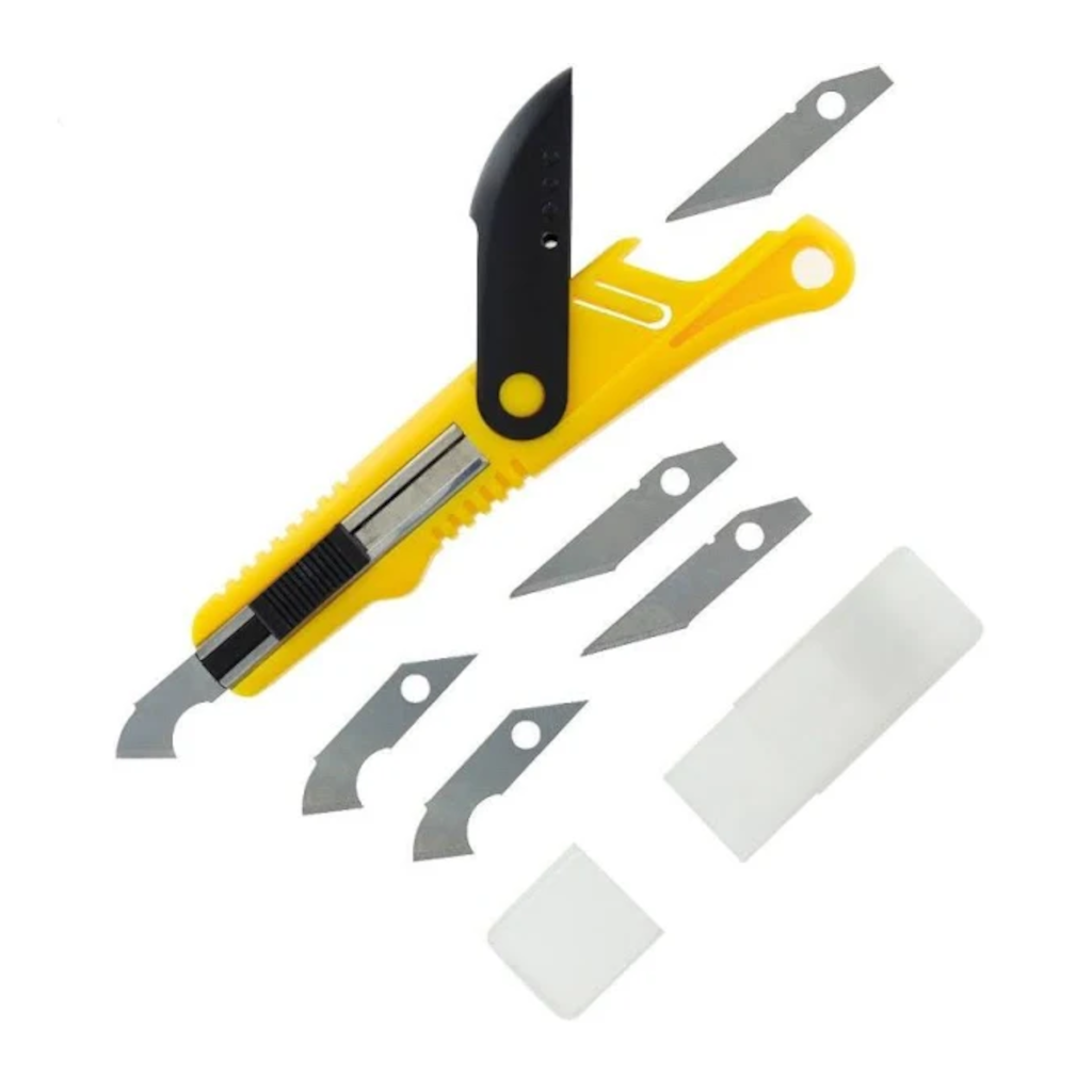 Vallejo T06012 Plastic Scriber Tool With 5 Spare Blades - Techtonic Hobbies - Vallejo
