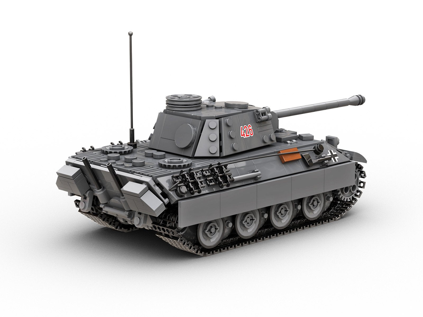 Build Army WW2 German Panther Ausf.D tank