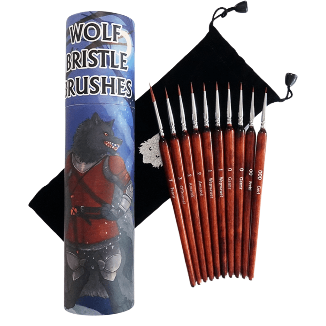 Chronicle Wolf Bristle Brush Set