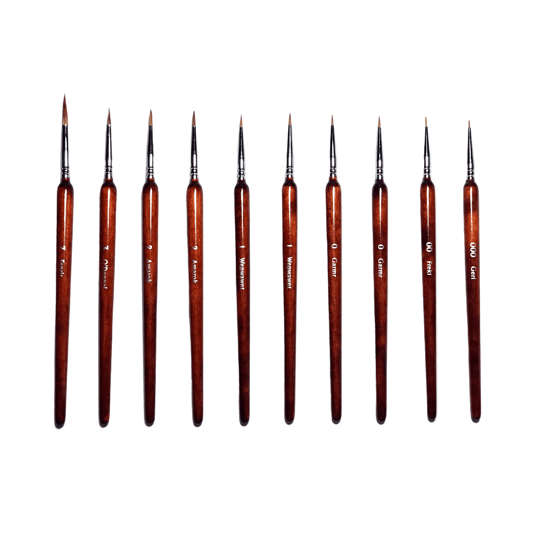 Chronicle Wolf Bristle Brush Set