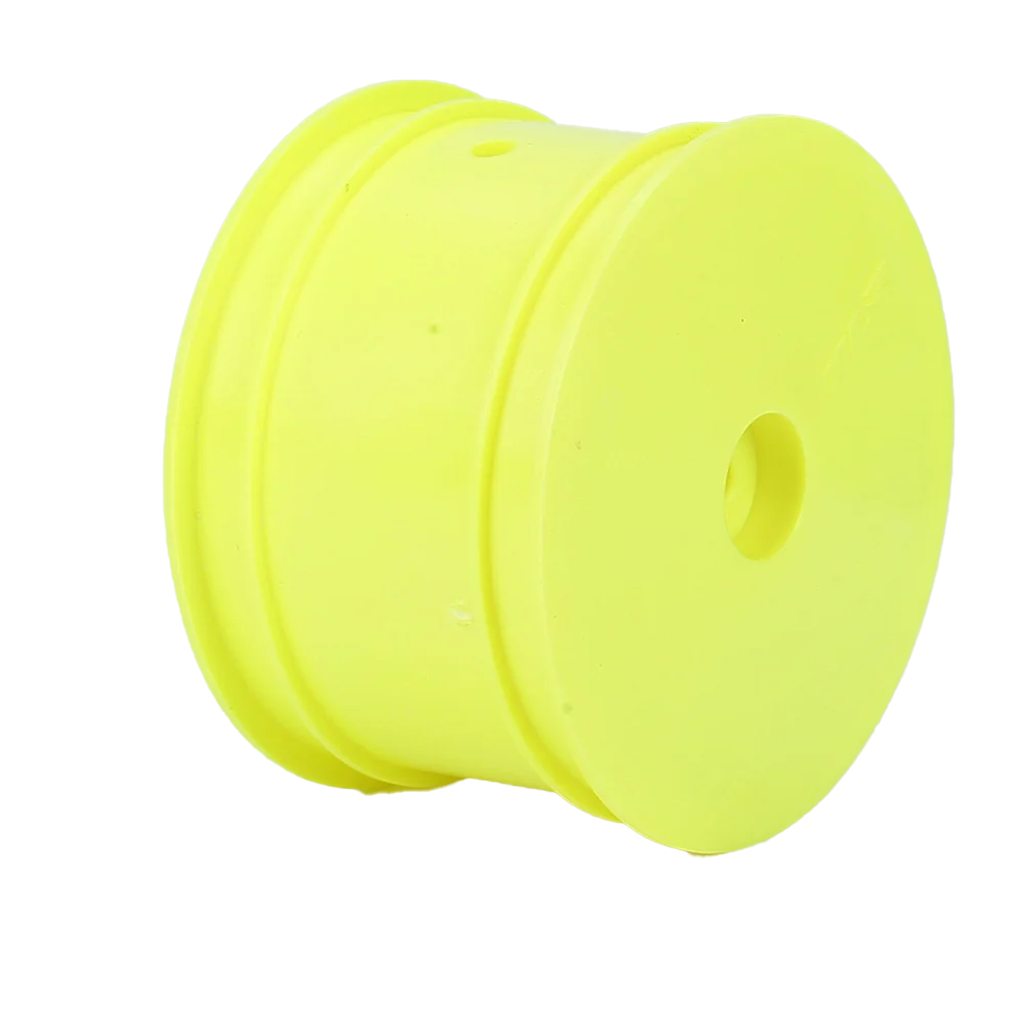 TLR Rear Wheel, Yellow, 2pcs, (22 3.0/22-4) - TLR7101