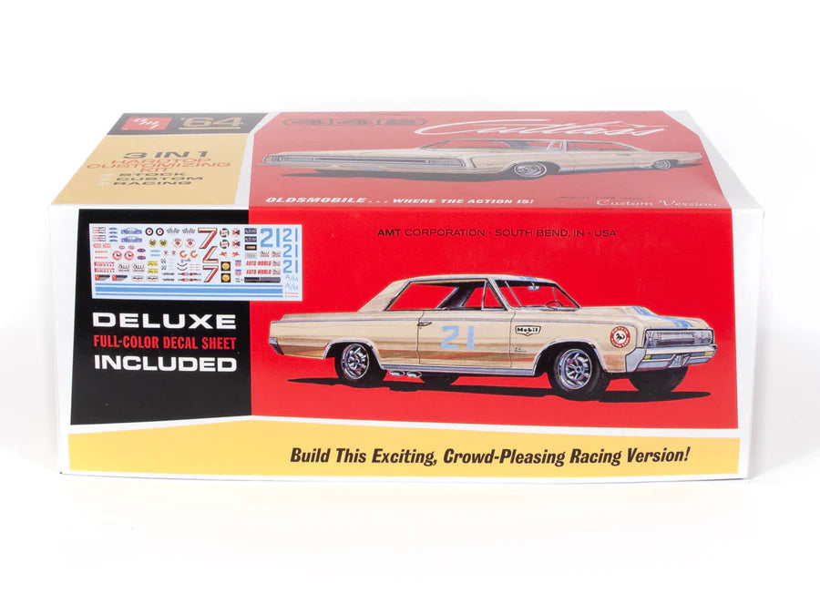 AMT 106612 1/25 Scale Oldsmobile  '64 Model 442 Cutlass Plastic Model Kit - Techtonic Hobbies - AMT