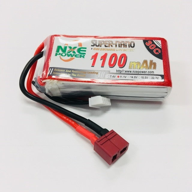 NXE-NXE 11.1v (3S)  1100mah 30c Soft case w/Deans-rc-cars-scale-models-sunshine-coast