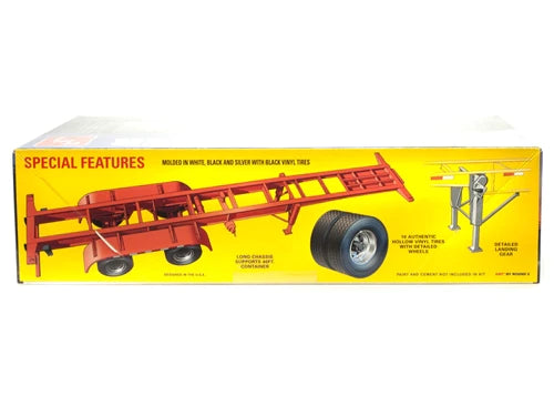 AMT 110606 1/24 Scale 40ft Container Trailer Plastic Model Kit - Techtonic Hobbies - AMT