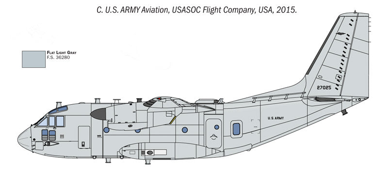 Italeri 01402 1/72 Scale C-27J Spartan - Techtonic Hobbies - Italeri