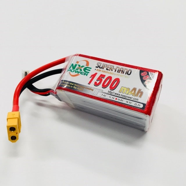 NXE-NXE 14.8V 1500 95c DRONE battery XT60-rc-cars-scale-models-sunshine-coast
