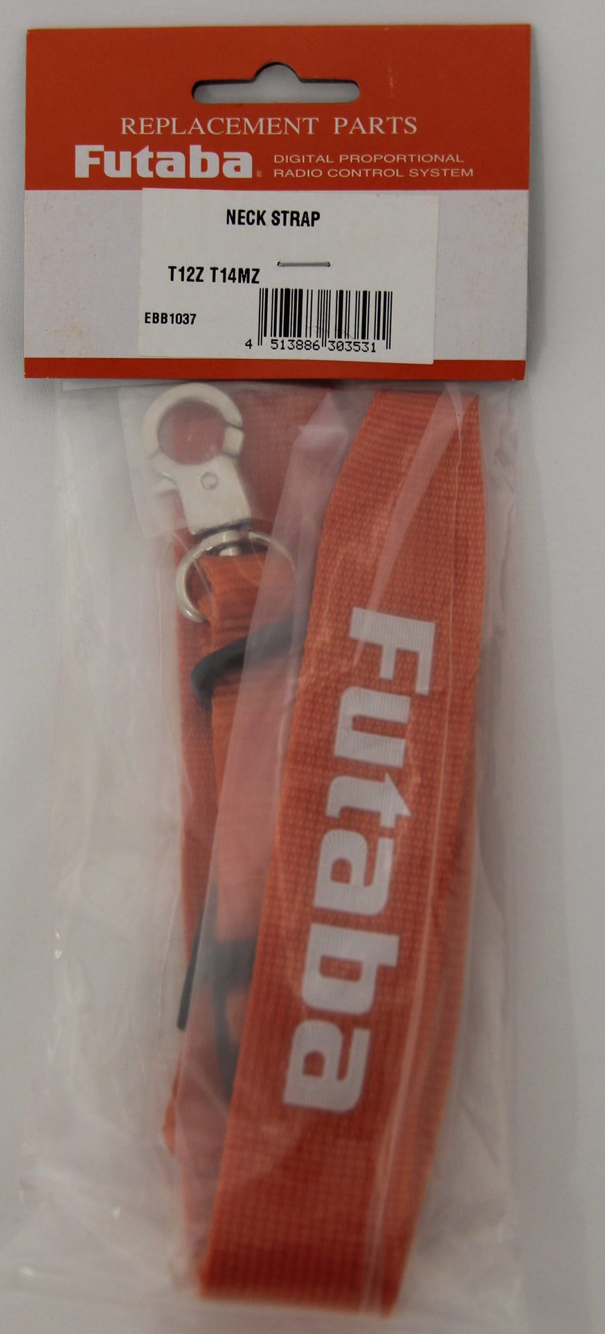 Futaba transmitter neck strap (ORANGE) - Techtonic Hobbies - Futaba