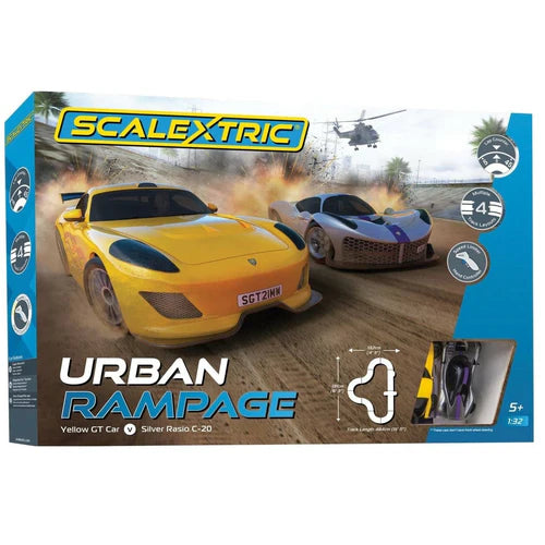 Scalextric-Scalextric URBAN RAMPAGE RACE SET SALE-rc-cars-scale-models-sunshine-coast