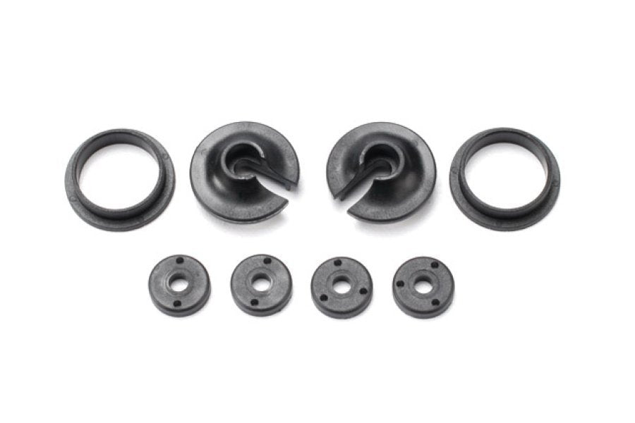 Traxxas-Traxxas  3768: Spring Retainers, Upper & Lower (2)/ Piston Head Set (2-Hole (2)/ 3-Hole (2))-rc-cars-scale-models-sunshine-coast