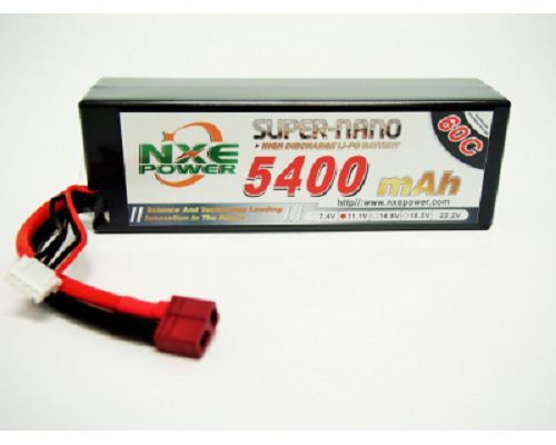 NXE-NXE 11.1v (3S)  5400mah 60c H/case Lipo w/Dean-rc-cars-scale-models-sunshine-coast