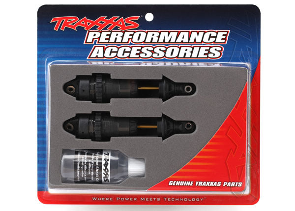 Traxxas-Traxxas  7461X: Shocks, Gtr Long Hard-Anodized-rc-cars-scale-models-sunshine-coast