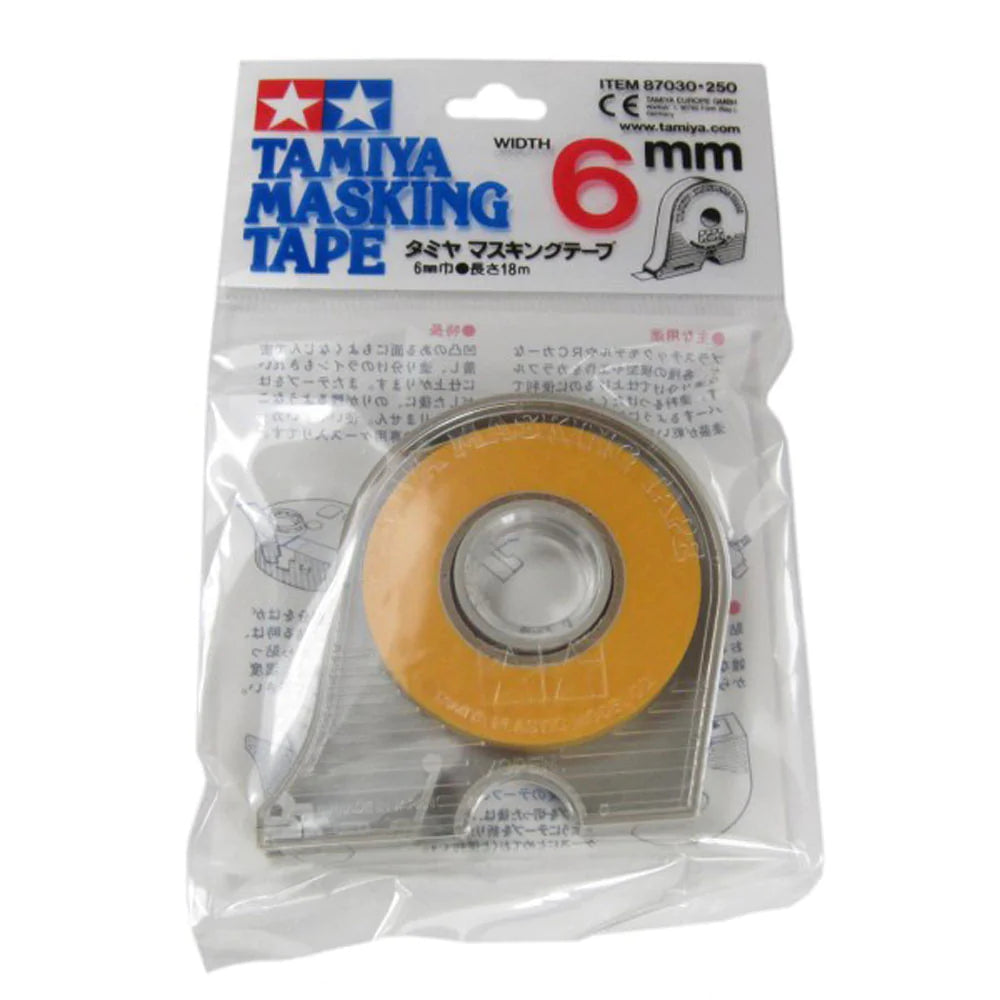 Tamiya-Tamiya Masking tape 6MM W/DISPENSER-rc-cars-scale-models-sunshine-coast