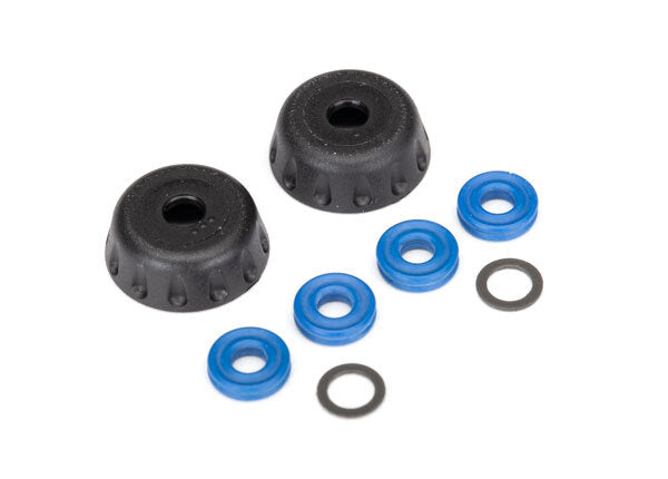 Traxxas-Traxxas  8458: Double Seal Kit, Gtr Shocks (X-Rings (4)/ 4X6X0.5Mm Ptfe-Coated Washers (2)/ Bottom Caps (2)) (Renews 2 Shocks)-rc-cars-scale-models-sunshine-coast