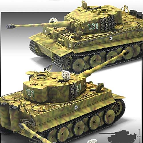 Academy 13287 1/35 Scale GERMAN TIGER-I [Ver. MID] Plastic Model Kit (Scale Model) - Techtonic Hobbies - Academy