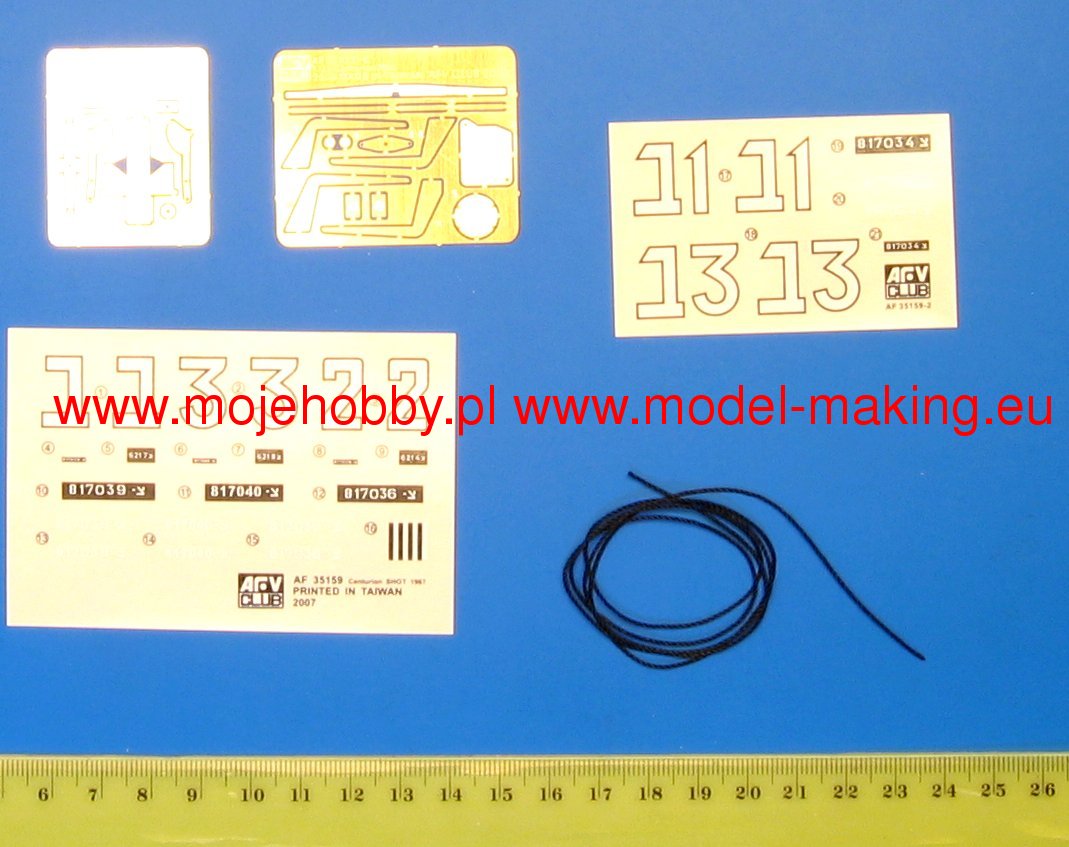 AFV Club 35159 1/35 Scale IDF Shot Centurion Mk 5, Mk 5/1 1967 Early Type Main Battle Tank Plastic Model Kit (Scale Model) - Techtonic Hobbies - AFV Club