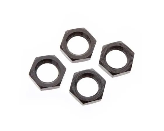 Arrma-Arrma Aluminium Wheel Nut, 17mm, Black, 4 Pieces, AR310449-rc-cars-scale-models-sunshine-coast