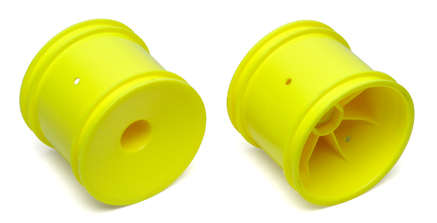 Team Associated-Team Associated 2WD Truck Wheels, 2.2 in, 12 mm Hex, yellow -rc-cars-scale-models-sunshine-coast