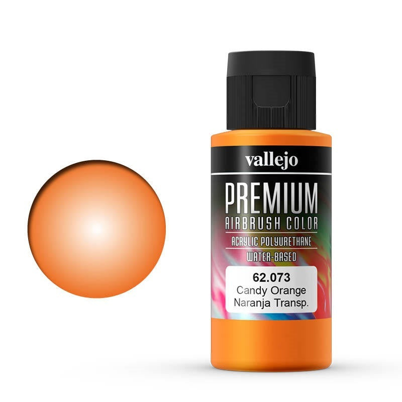 Vallejo-Vallejo premium acrylic airbrush colour Candy Orange -rc-cars-scale-models-sunshine-coast