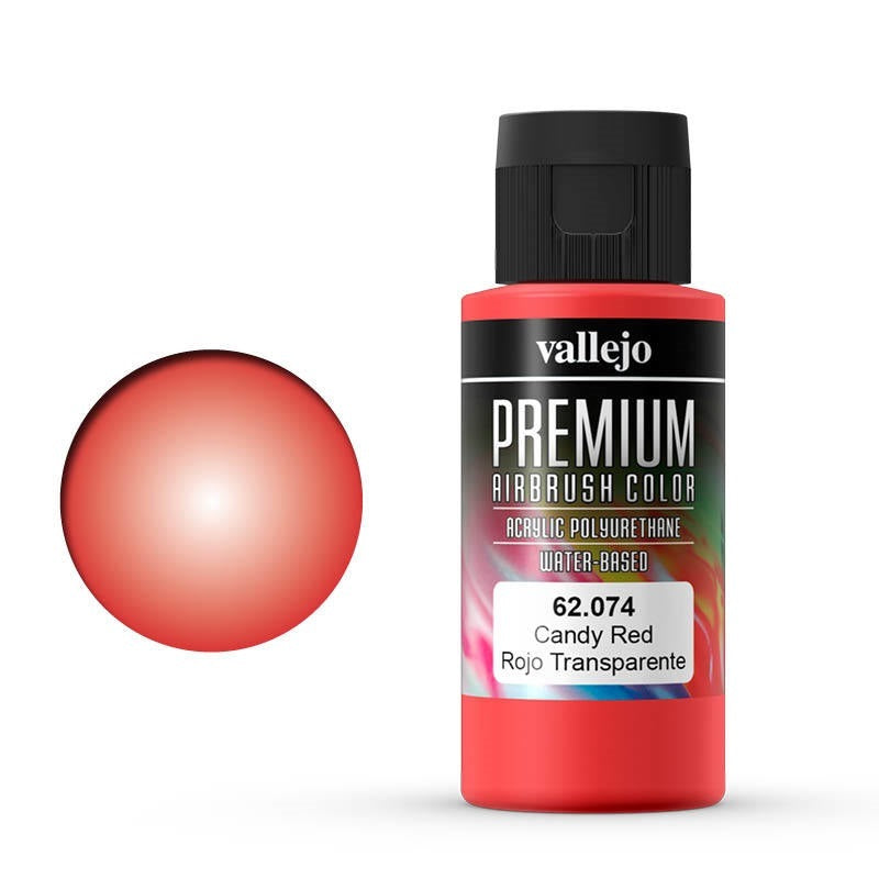 Vallejo-Vallejo premium acrylic airbrush colour Candy Red -rc-cars-scale-models-sunshine-coast